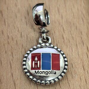 Pandora Mongolia Exclusive Dangle Charm Pendant, S925 Silver Bracelets